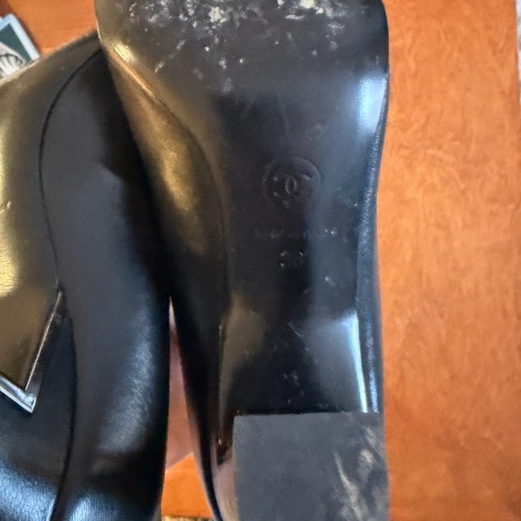 Chanel Black Leather Heels - Picture 8 of 9